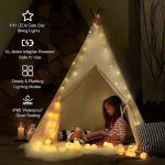 33 ft LED Star String Lights with Remote