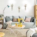 Set of 3 Rustic Metal Flower Wall Art