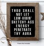Funny Motivation Wall Art - Unframed 8x10 Decor