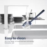 5-Piece Silicone Spatula Set with Strong Grip