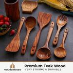 8-Piece Sturdy Wooden Cooking Utensil Set