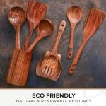 8-Piece Sturdy Wooden Cooking Utensil Set