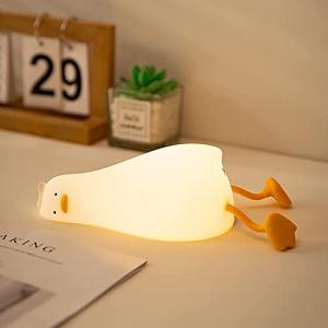 Cute Dimmable LED Duck Night Light for Kids