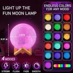 LED Moon Lamp with Remote and Touch Control