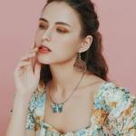 Boho Vintage Round Wooden Leather Earrings – 12 Pairs