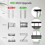 SweetSage New York Wall Ladder Shelf - 3-Tier