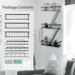 SweetSage New York Wall Ladder Shelf - 3-Tier