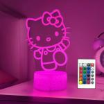Cute Cat Night Light with Remote and Timer