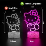 Cute Cat Night Light with Remote and Timer