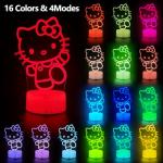 Cute Cat Night Light with Remote and Timer