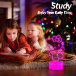 Cute Cat Night Light with Remote and Timer