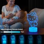 Cute Cat Night Light with Remote and Timer