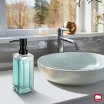 Glass Soap Dispenser with Stainless Steel Pump