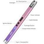 IUIRE USB Rechargeable Electric Candle Lighter - Pink/Purple
