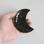 Set of 2 Decorative Moon Jewelry Dish Trays