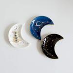 Set of 2 Decorative Moon Jewelry Dish Trays