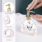 Gold Marble Bathroom Accessories Set – 6 Pieces