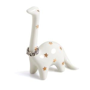 White Dinosaur Ring Holder for Engagement and Gifts