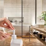 Ceramic Orange Juice Bottle Soap Dispenser