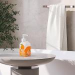 Ceramic Orange Juice Bottle Soap Dispenser