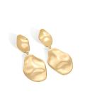 Teardrop Dangle Earrings in 14K Gold Plated Silver