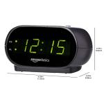 Compact Digital Alarm Clock with LED Display