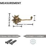 Brass Bird Antique Toilet Paper Holder