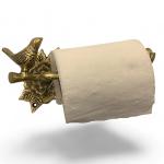 Brass Bird Antique Toilet Paper Holder