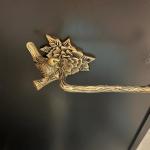 Brass Bird Antique Toilet Paper Holder