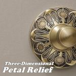 Vintage Gold Oval Towel Ring for Bathroom