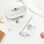 Mini Vintage Ceramic Clawfoot Bathtub Soap Dish