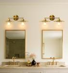 Vintage Double Head Metal Wall Light Fixture