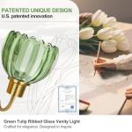 Brushed Gold 3-Light Bathroom Vanity Lights