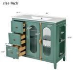 Merax 36" Retro Bathroom Vanity with Sink