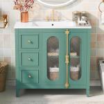 Merax 36" Retro Bathroom Vanity with Sink