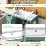 Merax 36" Retro Bathroom Vanity with Sink