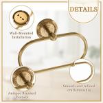 Antique Brass Gold Bathroom Accessories Set