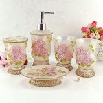 Vintage 5-Piece Bathroom Accessories Gift Set