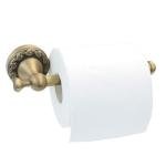 Vintage Brass Wall-Mount Toilet Paper Holder