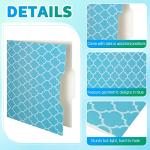 30-Piece Colorful Decorative File Folders Set