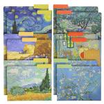 Colorful Van Gogh Floral File Folders - 12 Pack