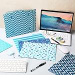 30-Piece Colorful Decorative File Folders Set