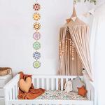 Boho Rainbow Mandala Dream Catcher Wall Decor