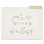 Cute Earth Tone File Folders with Inspirational Sayings