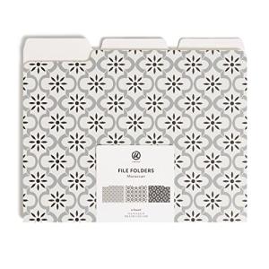 Moroccan Style File Folders, 9 Pack