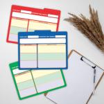 60 Pack Assorted Project File Folders