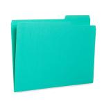 100 Pack Colorful Letter Size File Folders