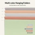 Pastel Hanging File Folders - 25 Count