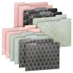 Cute Pink Decorative File Folders Pack of 12