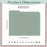 Colored Manila File Folders - 12 Pack